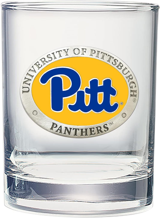Heritage Pewter Pittsburgh Double Old Fashion Glass for Liquor