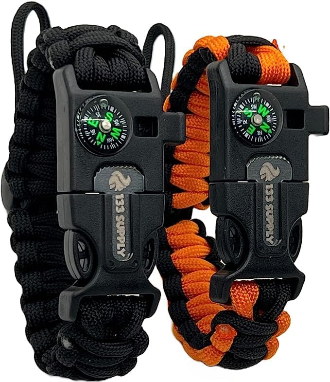 Hiking Survival Bracelet Kit | 133 SUPPLY