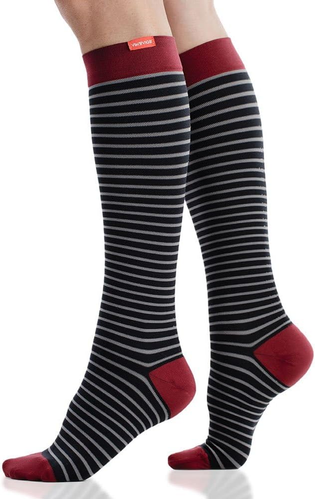 VIM & VIGR Cotton Compression Socks for Energized Legs