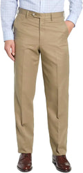 Men's Cozy Hidden Expandable Waist Dress Pants - Stretch Texture