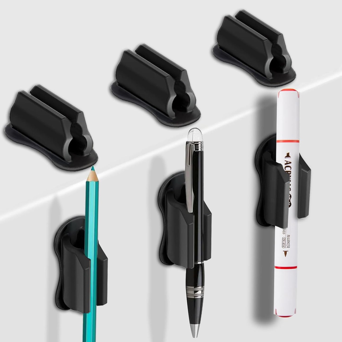 6Pack Adhesive Pen Holders - Keep Your Pens Handy!