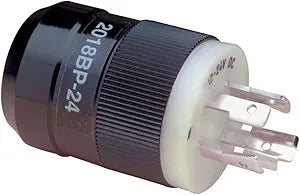Marinco 2018BP-24 4-Wire Trolling Motor Plug for Boating