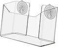 Marketing Holders 12 Pack Suction Cup Brochure Holder - Clear Window