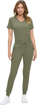 Ultra-Soft Luxe Stretch Jogger Scrub Set - Comfy All-Day Fit