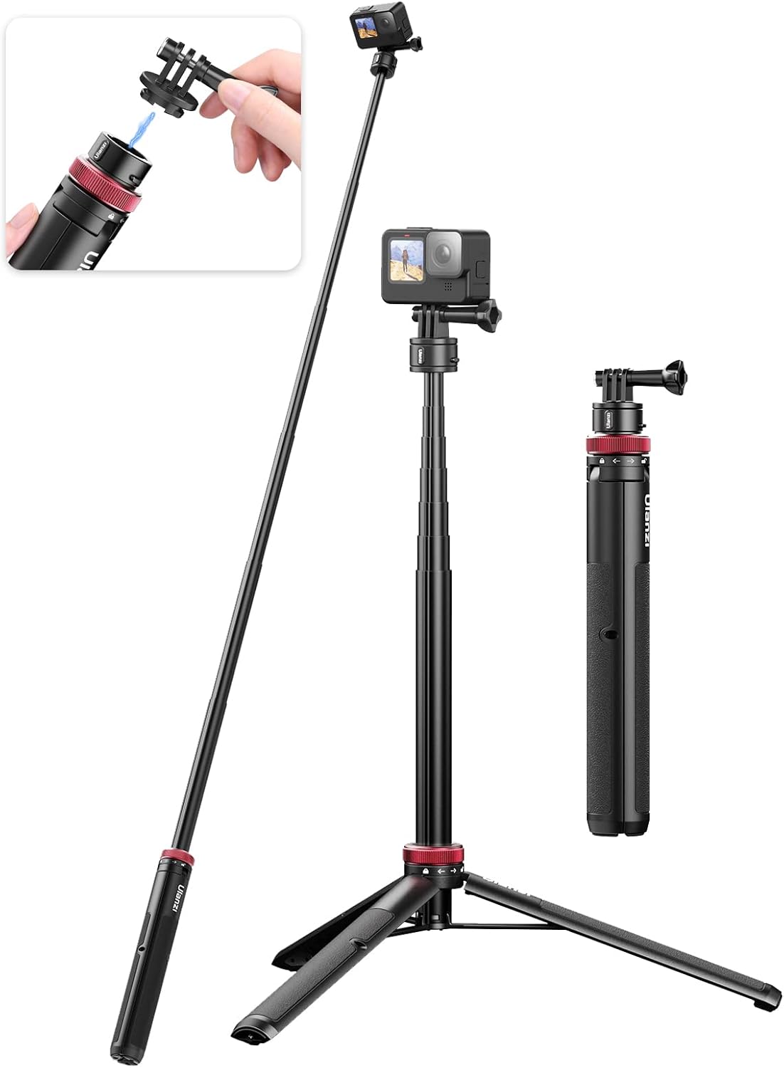 Extendable Selfie Tripod - ULANZI Vlog Grip