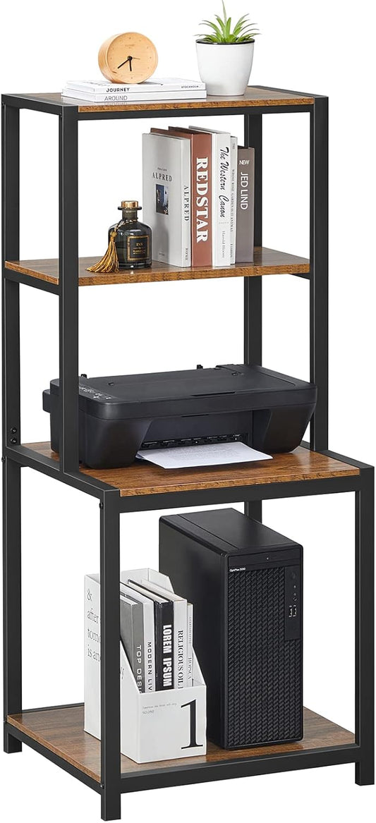 4 Tier Printer Stand for Home Office Organization