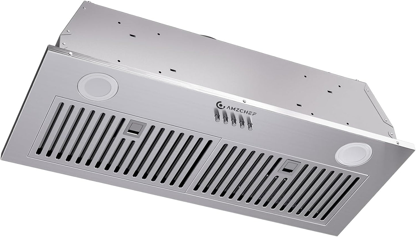 AMZCHEF 30 inch Range Hood Insert with 900 CFM Power