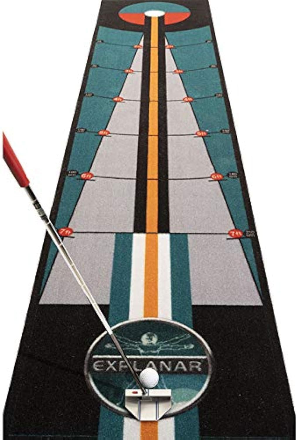 Improve Putting Precision with 4m Indoor Golf Mat!