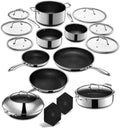 HexClad 18 Piece Hybrid Stainless Steel Cookware Set Review