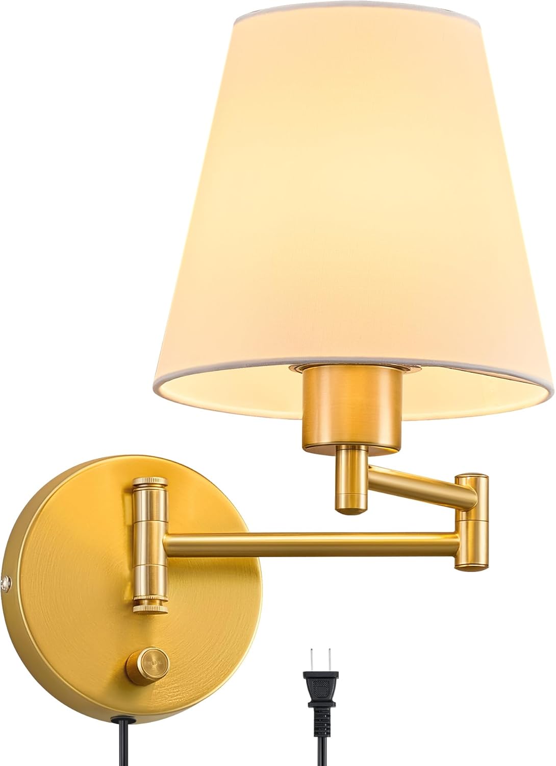 VONLUCE Swing Arm Wall Lamp: Modern Adjustable Lighting Fixture