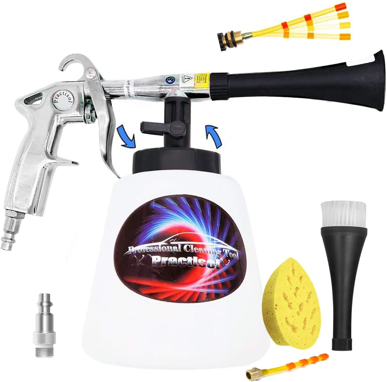 Powerful High Pressure Car Cleaning Kit by Practisol