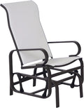 Outsunny Outdoor Glider Chair for Patio - Smooth, Breathable Comfort