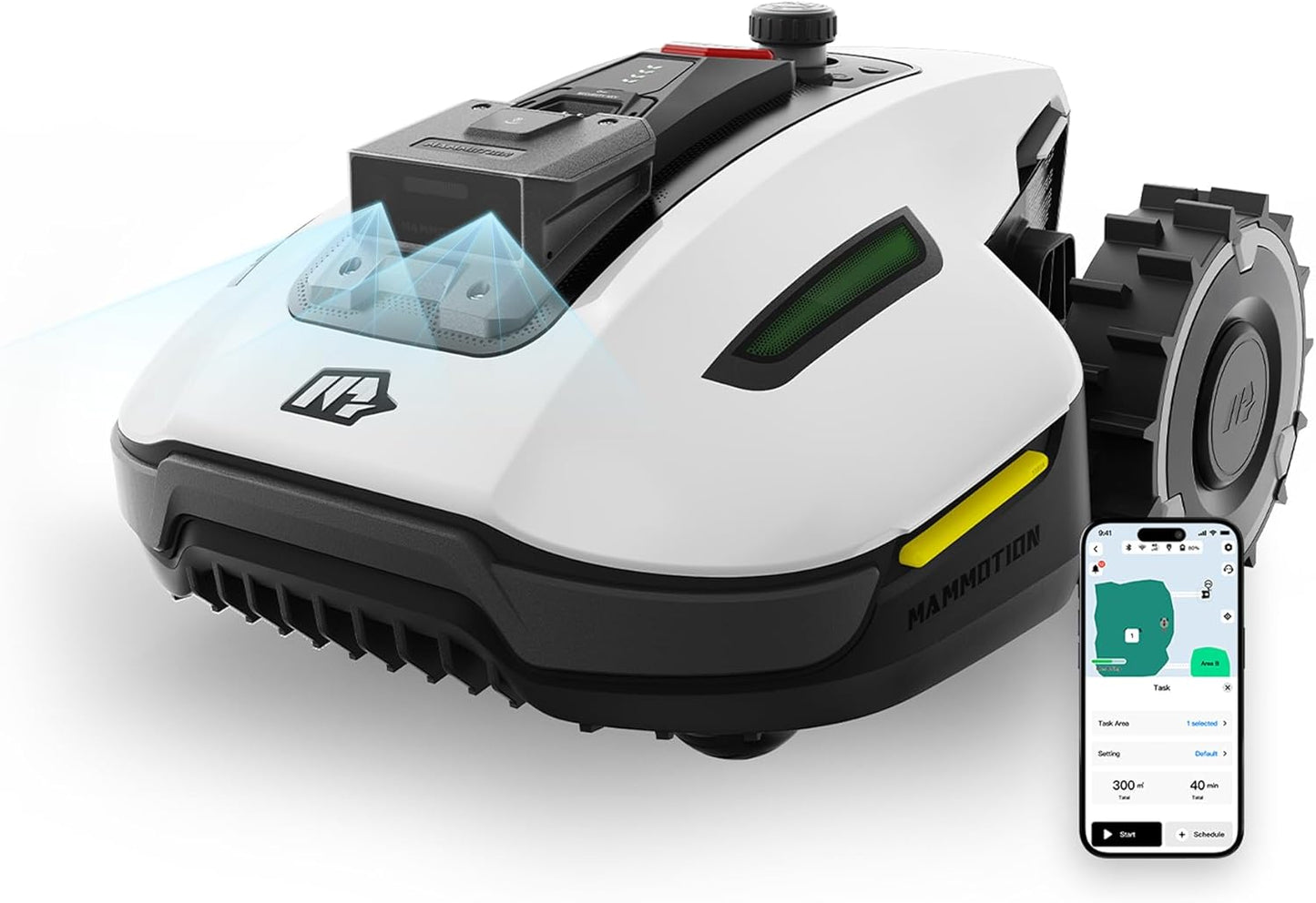 Mammotion YUKA Mini 500H Robotic Lawn Mower for Small Yards