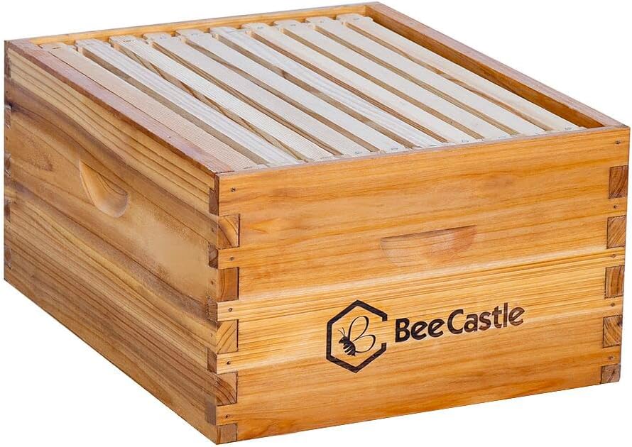 Heavy Wax Coated Unassembled Langstroth Deep Box for Beekeeping