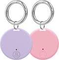 Mini GPS Tracker Key Item Finder Locator - No Monthly Fee, 2-Pack