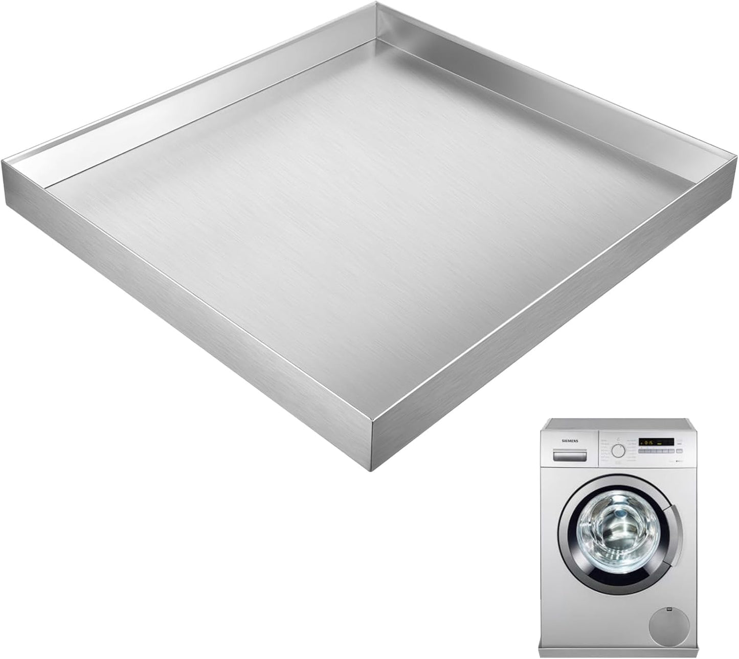 304 Stainless Steel Washing Machine Pan | Heavy Duty Drip Tray