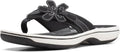 Clarks Women's Brinkley Flora Coral Flip-Flops - Cloudsteppers Comfort