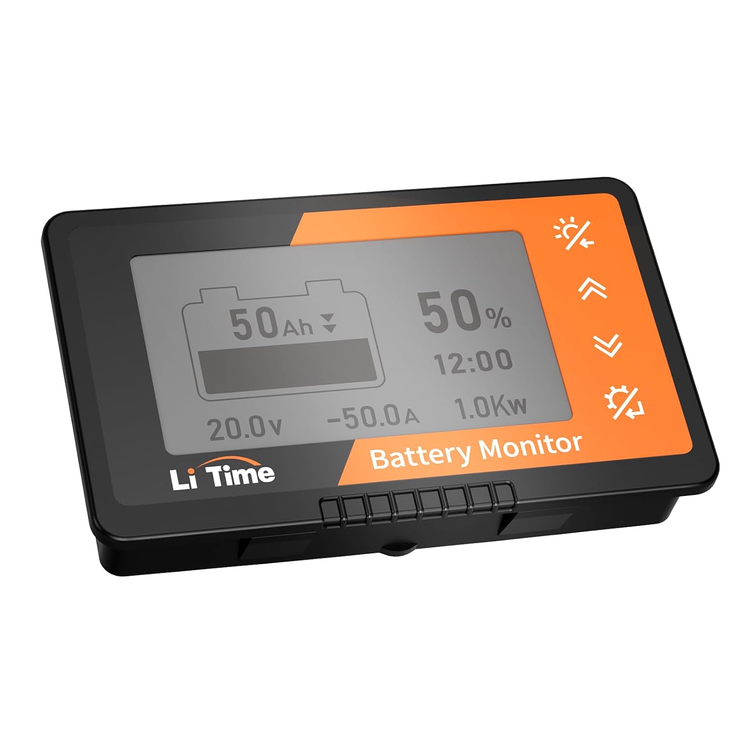 LiTime 500A Battery Monitor for RVs, Motorcycles, and More
