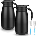 Thermal Coffee Carafe 34 oz Double-Wall Insulated - 2 Pack