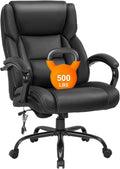 500lb Big & Tall Office Chair with Massage & Lumbar Support