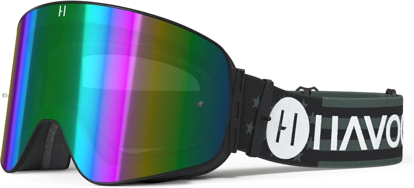 Havoc Racing Magnetic Frameless Goggles for Extreme Sports