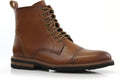 Polar Fox Men's Cap-Toe Ankle Dress Boots - Smart Casual Comfort