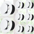 12 Pcs 4 in Air Vent Covers Adjustable Soffit Vents - Pack for Homes
