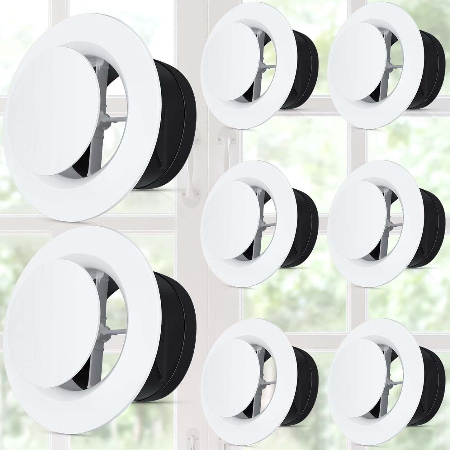 12 Pcs 4 Inch Air Vent Covers for Indoor Ventilation Use