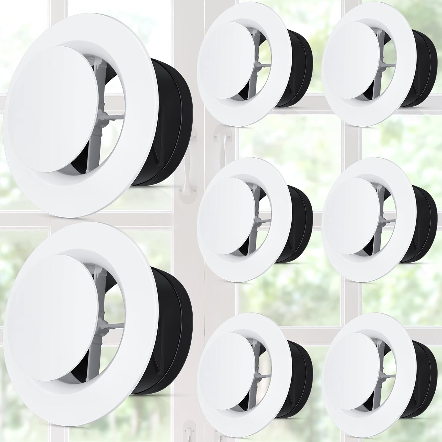 12 Pcs 4 Inch Air Vent Covers for Indoor Ventilation Use