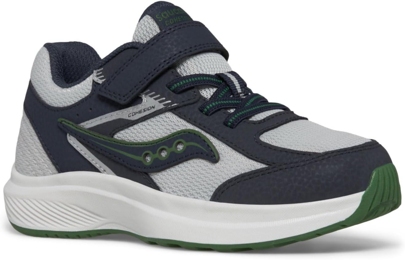 Saucony Unisex-Child Cohesion KDZ Sneakers for Active Kids