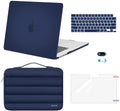 MacBook Air 15 Case Compatible M4 M3 M2 - Navy Blue Protective Set