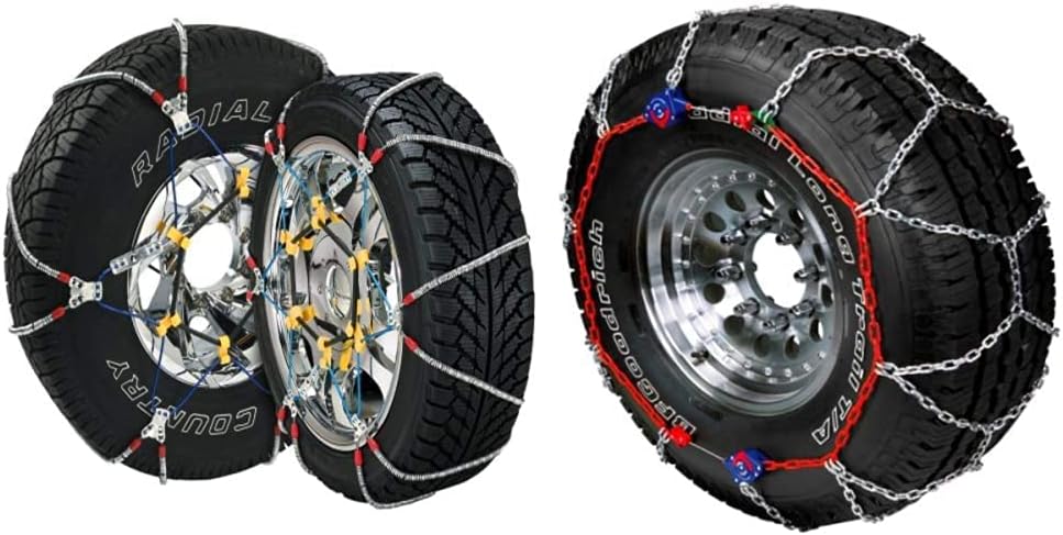 Super Z6 Cable Tire Chain for Passenger Cars and SUVs - Set of 2