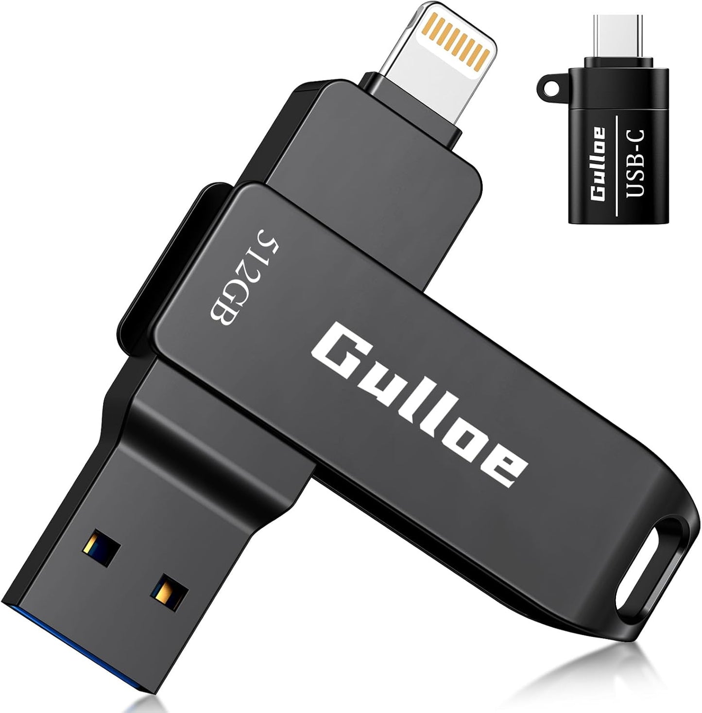 512GB iPhone Flash Drive - Photo Backup & Storage