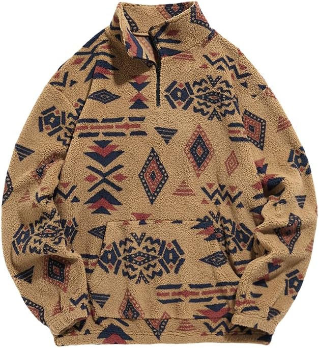 ZAFUL Men 1/4 Zipper Sweatshirt for Stylish Fall Looks