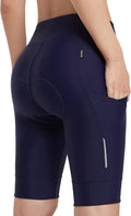 baleaf Women's Bike Shorts 4D Padded Cycling - Longer Inseam Comfort