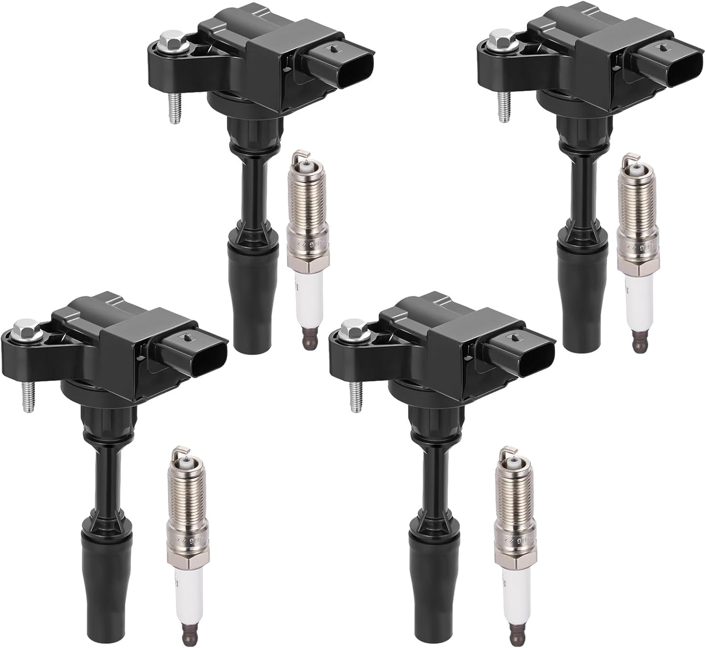 BDFHYK Ignition Coil Pack UF680 and Iridium Spark Plug 94489