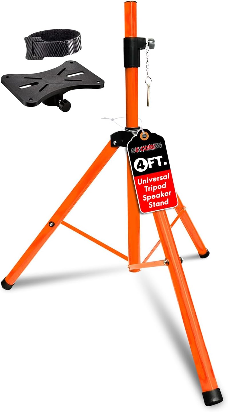 Adjustable 48 Speaker Stand for DJ Studio - 5 CORE