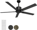 BECLOG 52in Ceiling Fan with Remote - Quiet 6-Speed DC Fan