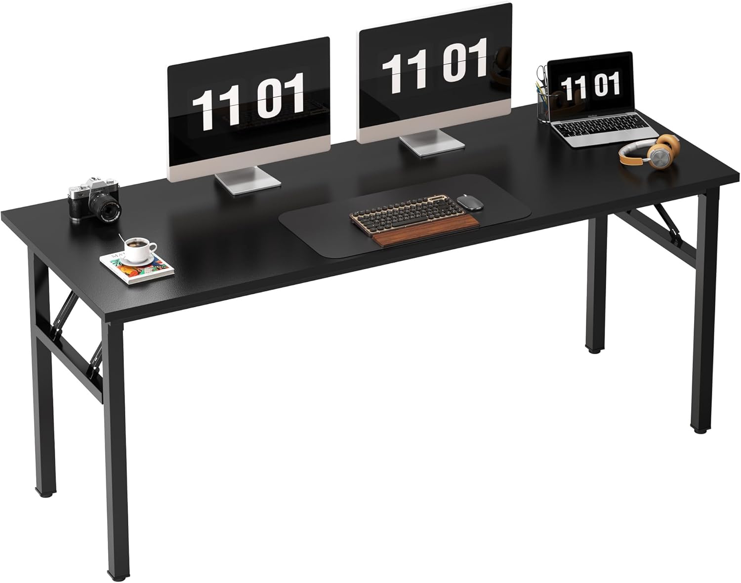 Folding Computer Desk 62 inches with BIFMA Certification for Home
