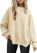 LILLUSORY Oversized Batwing Sweater for Women - Cozy Fall Staple tunic