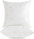 Outdoor Pillow Inserts 20x20 Pack of 2 - Waterproof, Supportive