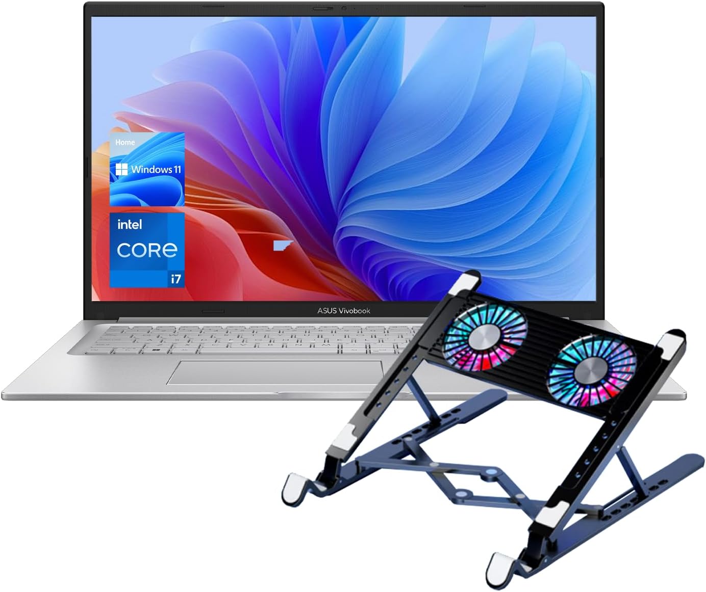 ASUS Vivobook 17.3 F1704 AI Premium Laptop with 40GB RAM