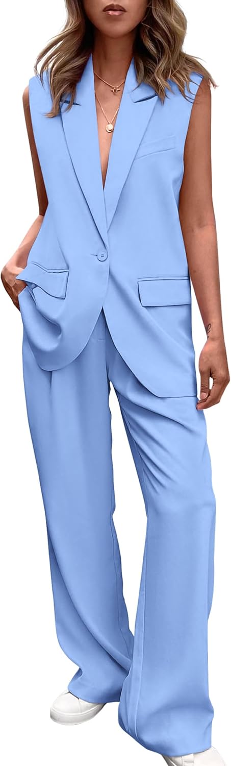 PRETTYGARDEN Women's 2 Piece Outfits for Business Casual Style