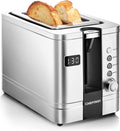 Chefman 2-Slice Digital Toaster - Digital Timer & Extra-Wide Slots