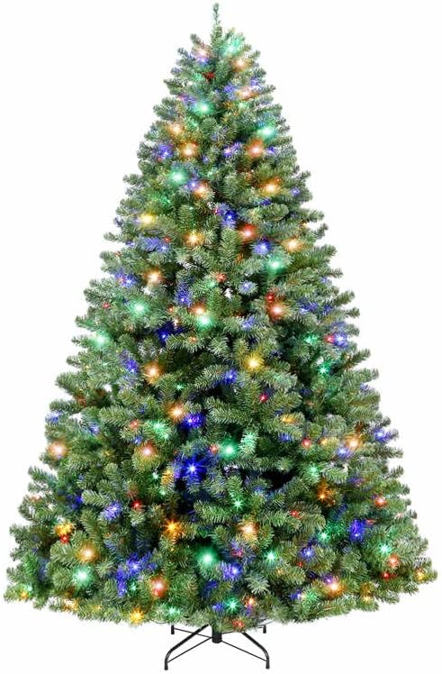 Hykolity 9 ft Prelit Christmas Tree with 600 LED Lights