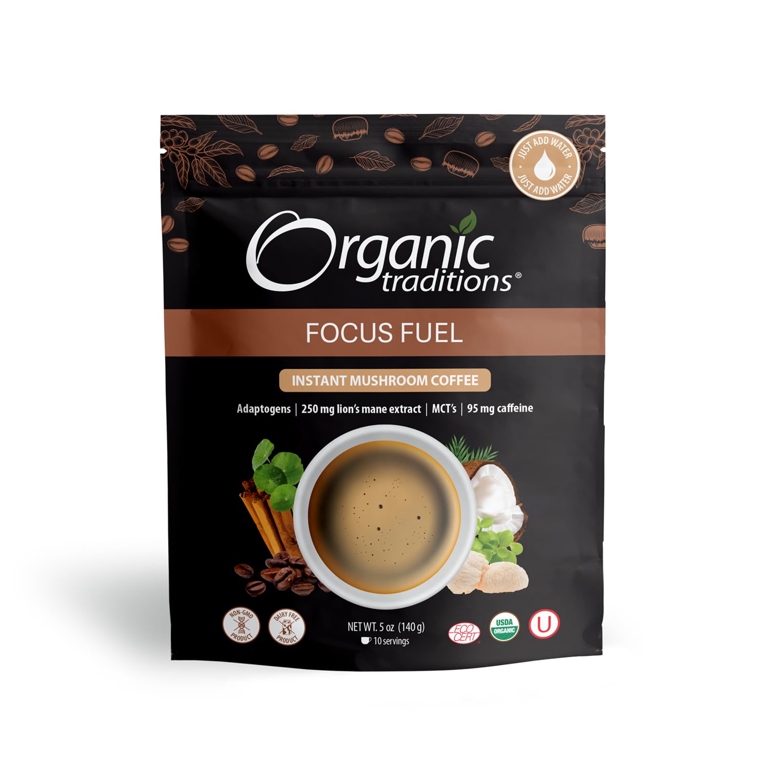 Focus Fuel Mushroom Coffee Blend - Brain Boost & Energy!