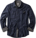 CQR Men's 100% Cotton Button Down Flannel Shirt - Warm (Style LT2X)