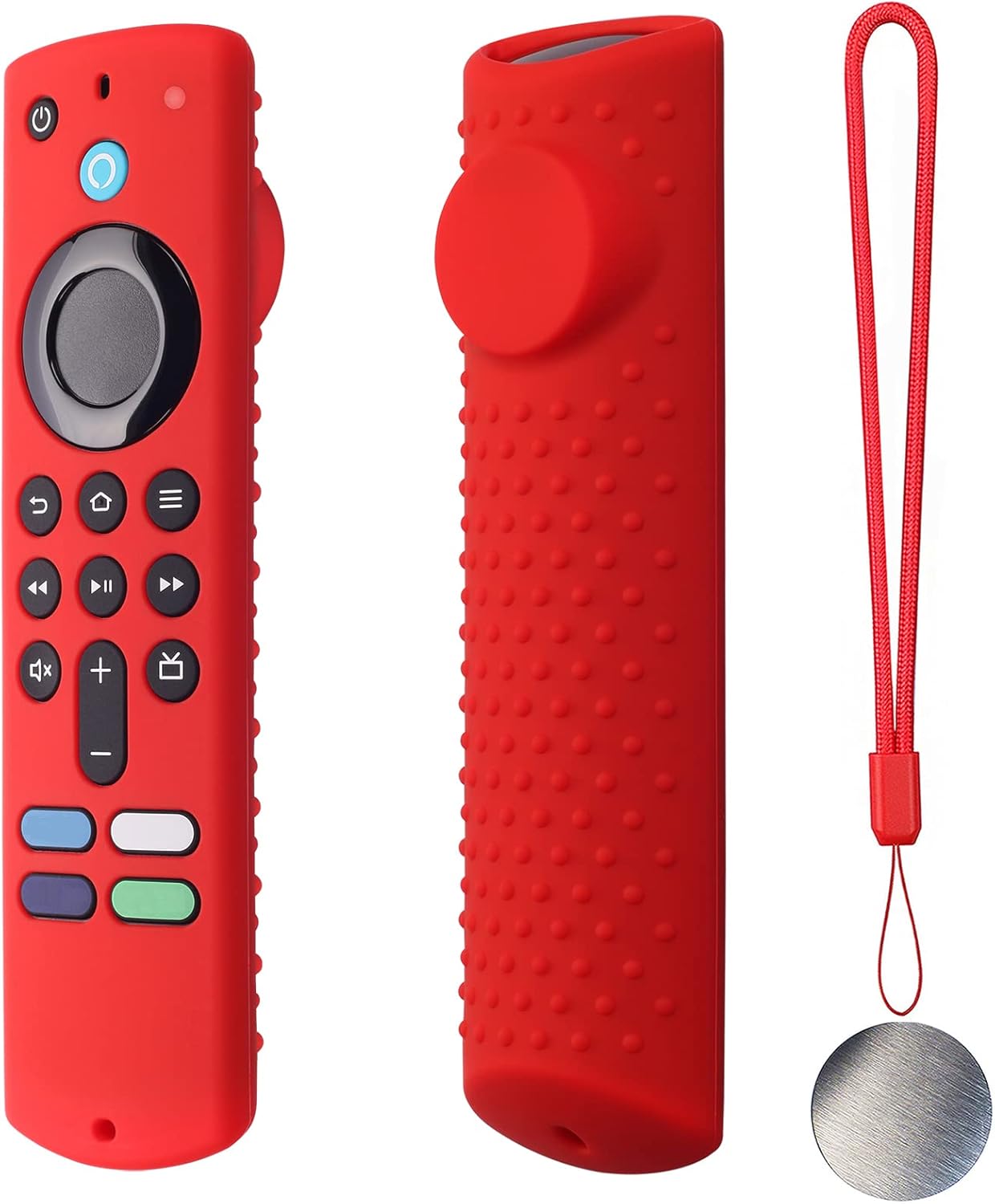 Anti-Slip Red Silicone Remote Cover - Hi Color!