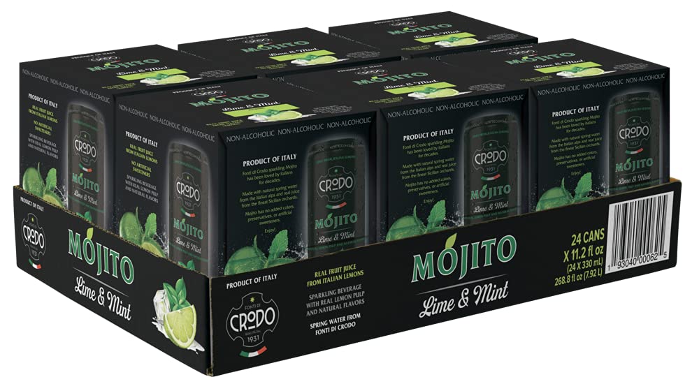 Fonti Di Crodo Sparkling Mojito with Lime & Mint in Cans