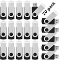 KOOTION 20pcs 4GB USB Flash Drives - Reliable Bulk 4GB Thumb Drives